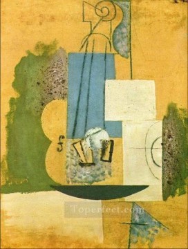 Violín 1913 Pablo Picasso Pinturas al óleo